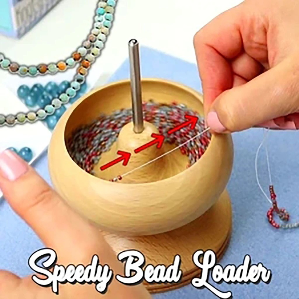 Bead Spinner and 2 Special Needles Bead Stringing Electric With
